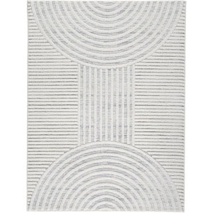 image:imageSignature Design by Ashley Area Rug 5x7 Modern Geometric GrayCream5x7