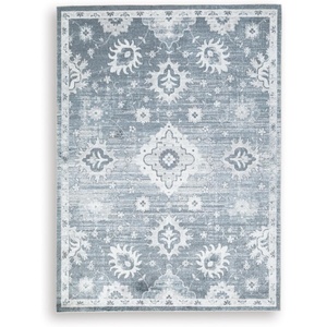 image:imageSignature Design by Ashley Area Rug Large Washable 8x10 Blue amp Gray
