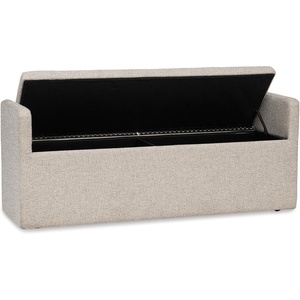 image:imageSignature Design by Ashley Galliden Upholstered Dining Bench with Storage Under Seat Top Casual Bench with Casters for Kitchen or Breakfast Nook Seating Neutral