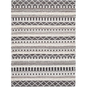 image:imageSignature Design by Ashley Karalee Tribal 5 x 7 Medium Pile Rug with Geometric Design Ivory amp Brown8 x 10 Rectangular