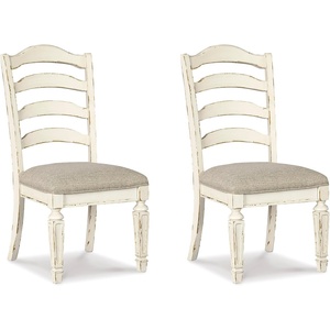 image:imageSignature Design by Ashley Realyn Wood Dining Chairs Set of 2 WhiteWhite