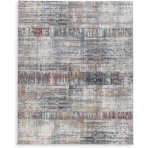 image:imageSignature Design by Ashley Rhettner Contemporary Abstract Pattern Luxe Machine Woven 5 x 7 ft Medium Rug Medium Pile Multicolor5 x 8