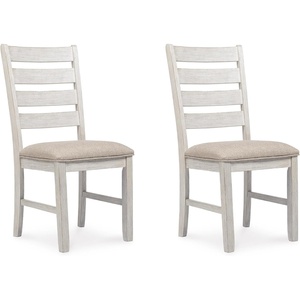 image:imageSignature Design by Ashley Upholstered Dining Chair Set of 2 WhiteWhitewash