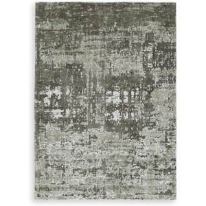 image:imageSignature Design by Ashley Valmontic Contemporary Indoor Abstract 8 x 10 Large Rug Gray amp Light Gray51 x 71 Rectangular