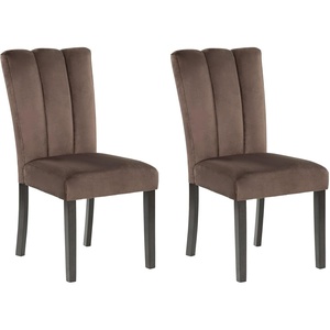 image:imageSignature Design by Ashley Zendalia Upholstered Dining Chairs Set of 2Mocha