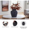image:imageSignature Design by Ashley 12 Inch Rustic Ceramic Vase Distressed WhiteBlack