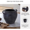 image:imageSignature Design by Ashley 12 Inch Rustic Ceramic Vase Distressed WhiteBlack