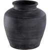 image:imageSignature Design by Ashley 12 Inch Rustic Ceramic Vase Distressed WhiteBlack