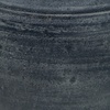 image:imageSignature Design by Ashley 12 Inch Rustic Ceramic Vase Distressed WhiteDark Blue