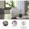image:imageSignature Design by Ashley 12 Inch Rustic Ceramic Vase Distressed WhiteWhite