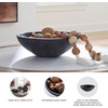 image:imageSignature Design by Ashley 16 Large Rustic Black Ceramic Centerpiece BowlBlack
