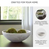 image:imageSignature Design by Ashley 16 Large Rustic Black Ceramic Centerpiece BowlWhite