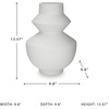image:imageSignature Design by Ashley 18 Inch Tall White Geometric Polyresin VaseWhite