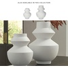 image:imageSignature Design by Ashley 18 Inch Tall White Geometric Polyresin VaseWhite