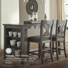 image:imageSignature Design by Ashley 1Piece Counter Height Dining Table 60InchGraywash