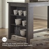 image:imageSignature Design by Ashley 1Piece Counter Height Dining Table 60InchGraywash
