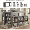 image:imageSignature Design by Ashley 1Piece Counter Height Dining Table 60InchGraywash