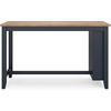 image:imageSignature Design by Ashley 1Piece Counter Height Dining Table 60InchLight Brown  Blue
