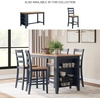 image:imageSignature Design by Ashley 1Piece Counter Height Dining Table 60InchLight Brown  Blue