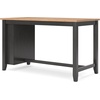 image:imageSignature Design by Ashley 1Piece Counter Height Dining Table 60InchLight Brown  Dark Brown