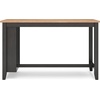 image:imageSignature Design by Ashley 1Piece Counter Height Dining Table 60InchLight Brown  Dark Brown