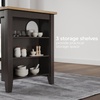 image:imageSignature Design by Ashley 1Piece Counter Height Dining Table 60InchLight Brown  Dark Brown