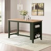 image:imageSignature Design by Ashley 1Piece Counter Height Dining Table 60InchLight Brown  Green