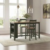 image:imageSignature Design by Ashley 1Piece Counter Height Dining Table 60InchLight Brown  Green