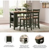 image:imageSignature Design by Ashley 1Piece Counter Height Dining Table 60InchLight Brown  Green