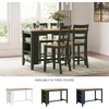 image:imageSignature Design by Ashley 1Piece Counter Height Dining Table 60InchLight Brown  Green