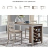 image:imageSignature Design by Ashley 1Piece Counter Height Dining Table 60InchWhitewash