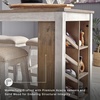 image:imageSignature Design by Ashley 1Piece Counter Height Dining Table 60InchWhitewash