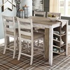 image:imageSignature Design by Ashley 1Piece Counter Height Dining Table 60InchWhitewash