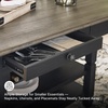 image:imageSignature Design by Ashley 1Piece Counter Height Dining Table with StorageAlmost Black
