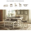 image:imageSignature Design by Ashley 1Piece Counter Height Dining Table with StorageWhitewash