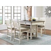 image:imageSignature Design by Ashley 1Piece Counter Height Dining Table with StorageWhitewash