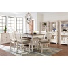 image:imageSignature Design by Ashley 1Piece Counter Height Dining Table with StorageWhitewash