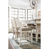 image:imageSignature Design by Ashley 1Piece Counter Height Dining Table with StorageWhitewash