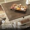 image:imageSignature Design by Ashley 1Piece Counter Height Dining Table with StorageWhitewash