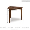 image:imageSignature Design by Ashley 1Piece Small Triangle Dining Table Seats 3