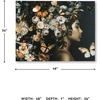 image:imageSignature Design by Ashley 1Piece Wall Art Floral Tempered Glass