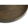 image:imageSignature Design by Ashley 24 Inch Gray Brown Round Wood Tray