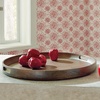 image:imageSignature Design by Ashley 24 Inch Gray Brown Round Wood Tray