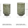 image:imageSignature Design by Ashley 2Piece Green Glass Pillar Candle Holder Set