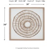 image:imageSignature Design by Ashley 38 Geometric Wood Framed Paper Wall Art