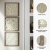 image:imageSignature Design by Ashley 3Piece Framed Abstract Wall Art CreamTaupe