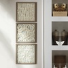image:imageSignature Design by Ashley 3Piece Framed Abstract Wall Art CreamTaupe