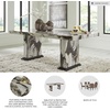 image:imageSignature Design by Ashley 80 Modern Faux Marble Dining Table Seats 8