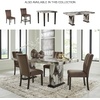 image:imageSignature Design by Ashley 80 Modern Faux Marble Dining Table Seats 8