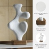 image:imageSignature Design by Ashley Abstract Art Sculpture WhiteBrownWhite  Dark Brown